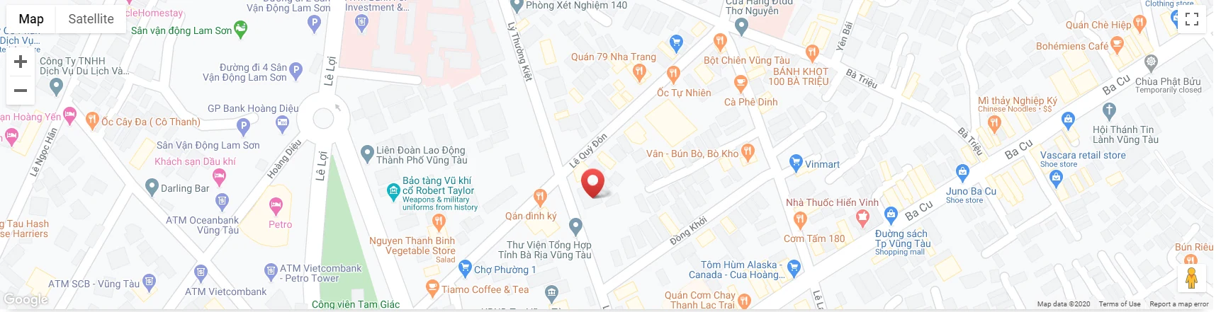Bản đồ vị trí cửa hàng Gạo Hoàng Dung tại 120 Lý Thường Kiệt, Vũng Tàu